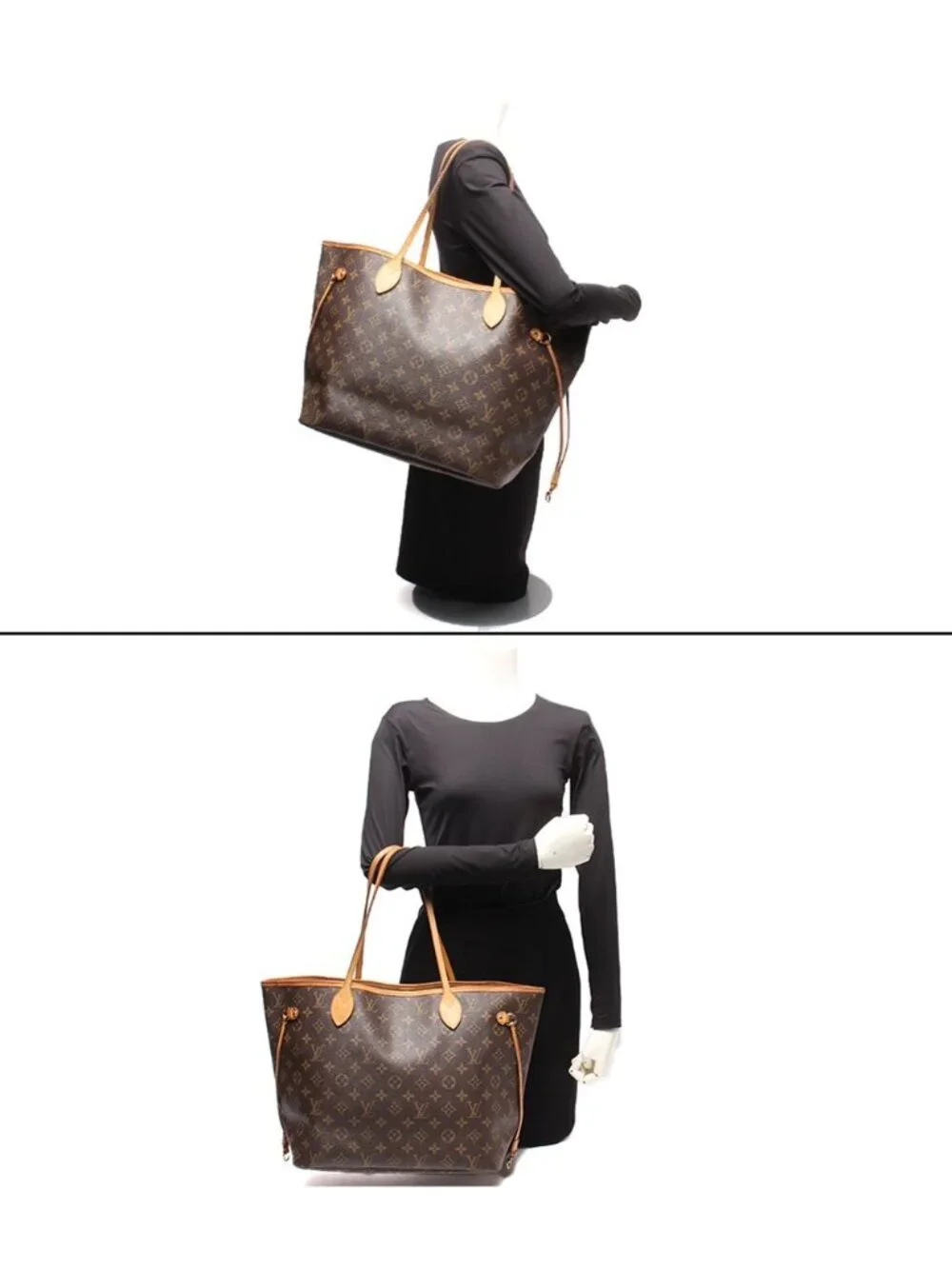Louis Vuitton Tote Shoulder Bag Neverfull MM Monogram